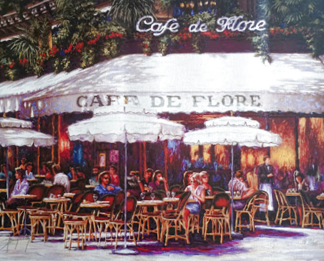 Cafe De Flore AP 2009 - Paris, France Limited Edition Print by Stephen Bergstrom