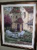 Lyon Chateau 2002 54x44 Huge - France Original Painting by Stephen Bergstrom - 1
