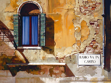 Ramo Va in Campo 2005 42x52 Huge Original Painting - JB Berkow Ramo Va in Campo 2005 42x52 Huge Original Painting - JB Berkow