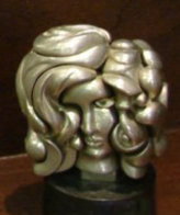 Portrait De Michele Bronze Sculpture Sculpture by Miguel Ortiz Berrocal - 0 Portrait De Michele Bronze Sculpture Sculpture by Miguel Ortiz Berrocal - 0