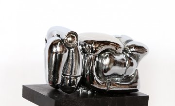 Mini Maria Nickel Plated Sculpture 1969 Sculpture - Miguel Ortiz Berrocal Mini Maria Nickel Plated Sculpture 1969 Sculpture - Miguel Ortiz Berrocal