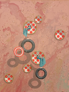Marie Qui Se Cherche (Marie Looking For Herself) Embellished Limited Edition Print - Philippe Bertho Marie Qui Se Cherche (Marie Looking For Herself) Embellished Limited Edition Print - Philippe Bertho