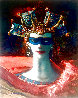 Untitled Masquerade 50x40 - Huge Original Painting by Juan Angel Castillo Bertho - 0