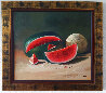 Untitled Still Life 1985 31x31 Original Painting by Juan Angel Castillo Bertho - 1