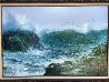 Baja Coastline Painting - 1981 31x43 Huge - Mexico Original Painting by Juan Angel Castillo Bertho - 4