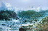 Baja Coastline Painting - 1981 31x43 Huge - Mexico Original Painting by Juan Angel Castillo Bertho - 0