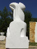 Passion Carerra Life Size Marble Sculpture 98 inches high Sculpture by Francesca Bianconi - 4