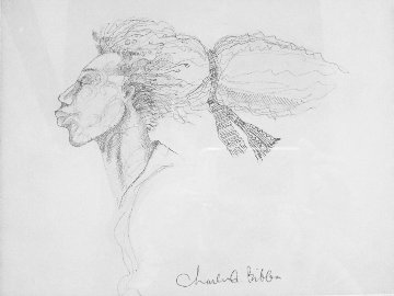 Windface Study Drawing 1999 14x17 Drawing - Charles Bibbs Windface Study Drawing 1999 14x17 Drawing - Charles Bibbs