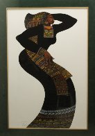 Lady in Black III 1996 Limited Edition Print by Charles Bibbs - 2