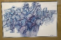 Hats Boots and Baggy Pants 1991 Limited Edition Print by Charles Bibbs - 1