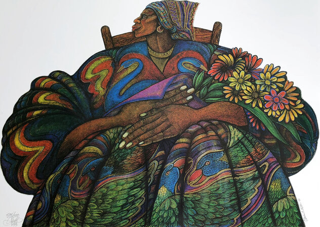 Mother Love 1993 - Huge Limited Edition Print by Charles Bibbs