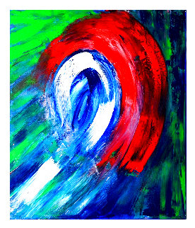Eye of the Storm 2020 38x32 Original Painting - Frances Bildner