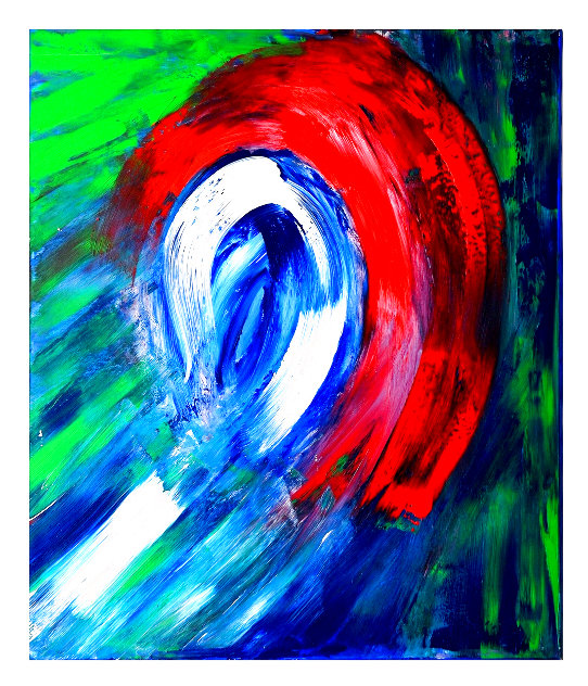 Eye of the Storm 2020 38x32 Original Painting by Frances Bildner