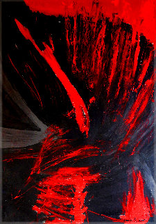 Distorted Perceptions 2018 79x55 Original Painting - Frances Bildner Distorted Perceptions 2018 79x55 Original Painting - Frances Bildner