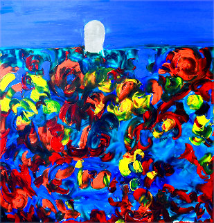 Organic Subconscious 2020 58x48 Original Painting - Frances Bildner Organic Subconscious 2020 58x48 Original Painting - Frances Bildner