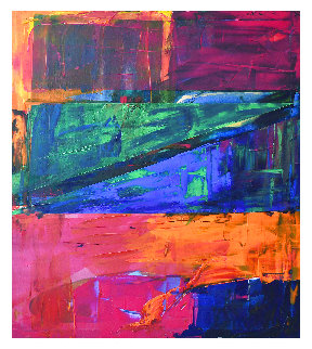Colour Explosion 2020 54x44 Huge Original Painting - Frances Bildner