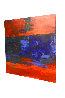 You Make Me Feel Red And Blue And Yellow Too 2021 39x39 Original Painting by Frances Bildner - 1