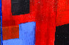 Playing With Squares 2021 32x24 Original Painting by Frances Bildner - 1