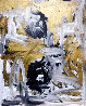 Busting Out Baselitz 2 2021 48x36 Huge Original Painting by Frances Bildner - 0