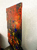Little Italy At Night 2022 36x16 Original Painting by Frances Bildner - 3