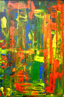 Colourways 2021 36x24 Original Painting - Frances Bildner