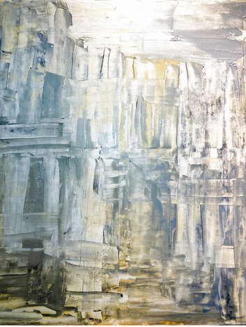 Festive Mood 2022 -  40x32 - Huge Original Painting - Frances Bildner