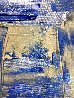 Lapis and Silver 2022 40x32 - Huge Original Painting by Frances Bildner - 2