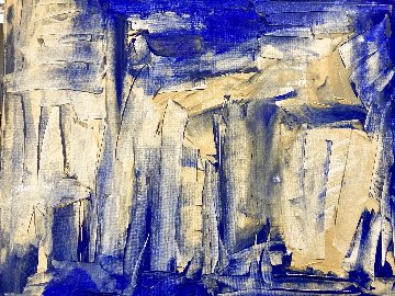 Blue and Gold Mornings 2022 24x20 Original Painting - Frances Bildner Blue and Gold Mornings 2022 24x20 Original Painting - Frances Bildner