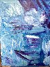 Study in Blue 2 2023 32x24 Original Painting by Frances Bildner - 1