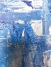Study in Blue 2 2023 32x24 Original Painting by Frances Bildner - 2
