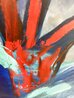 Help Me I'm Drowning 2023 46x44 Acrylic on Canvas - Huge Original Painting by Frances Bildner - 3 Help Me I'm Drowning 2023 46x44 Acrylic on Canvas - Huge Original Painting by Frances Bildner - 3