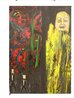 Out of the Ashes of Mammon 2022 54x37 Acrylic on Canvas - Huge Original Painting by Frances Bildner - 1
