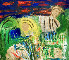 Memories 2024 55x67 - Huge Mural Size Original Painting by Frances Bildner - 0