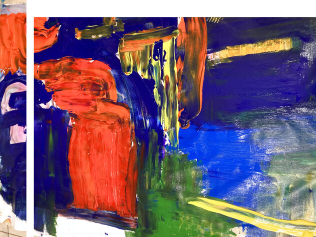 Rivers in Colour 2025 36x56 Acrylic on Canvas - Huge Original Painting by Frances Bildner