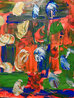 New Beginnings 2024 24x24 Acrylic on Canvas Original Painting by Frances Bildner - 0