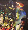 Good Times Jungle Club, The Savoy 1991 55x55 Original Painting by Billy Dee Williams - 1 Good Times Jungle Club, The Savoy 1991 55x55 Original Painting by Billy Dee Williams - 1