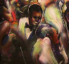 Good Times Jungle Club, The Savoy 1991 55x55 Huge Original Painting by Billy Dee Williams - 2