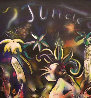 Good Times Jungle Club, The Savoy 1991 55x55 Huge Original Painting by Billy Dee Williams - 4