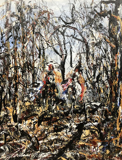 Untitled Landscape 30x24 Original Painting - JoAnne Bird Untitled Landscape 30x24 Original Painting - JoAnne Bird