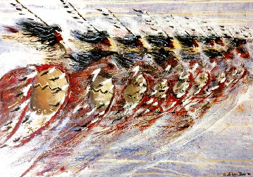 Whirlwind Riders and The Grand Entry 1990 Set of 2 Limited Edition Print - JoAnne Bird Whirlwind Riders and The Grand Entry 1990 Set of 2 Limited Edition Print - JoAnne Bird
