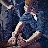 Apprehension of Rodney King With Sgt. Stacey Koon And Officer Lawrence Powell 1992 27x23 Original Painting by Sandow Birk - 5