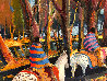 Breaking Through an Autumn Grove 1986 60x92 Original Painting by Earl Biss - 4