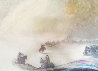 Visions of the Fog in the Morning 1985 42x62 Original Painting by Earl Biss - 0