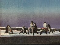 Horse Thieves At Dusk 1985 Limited Edition Print by Earl Biss - 6 Horse Thieves At Dusk 1985 Limited Edition Print by Earl Biss - 6