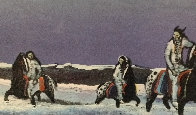 Horse Thieves At Dusk 1985 Limited Edition Print by Earl Biss - 0 Horse Thieves At Dusk 1985 Limited Edition Print by Earl Biss - 0