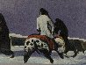 Horse Thieves At Dusk 1985 Limited Edition Print by Earl Biss - 4 Horse Thieves At Dusk 1985 Limited Edition Print by Earl Biss - 4
