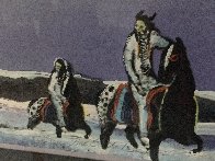 Horse Thieves At Dusk 1985 Limited Edition Print by Earl Biss - 5 Horse Thieves At Dusk 1985 Limited Edition Print by Earl Biss - 5