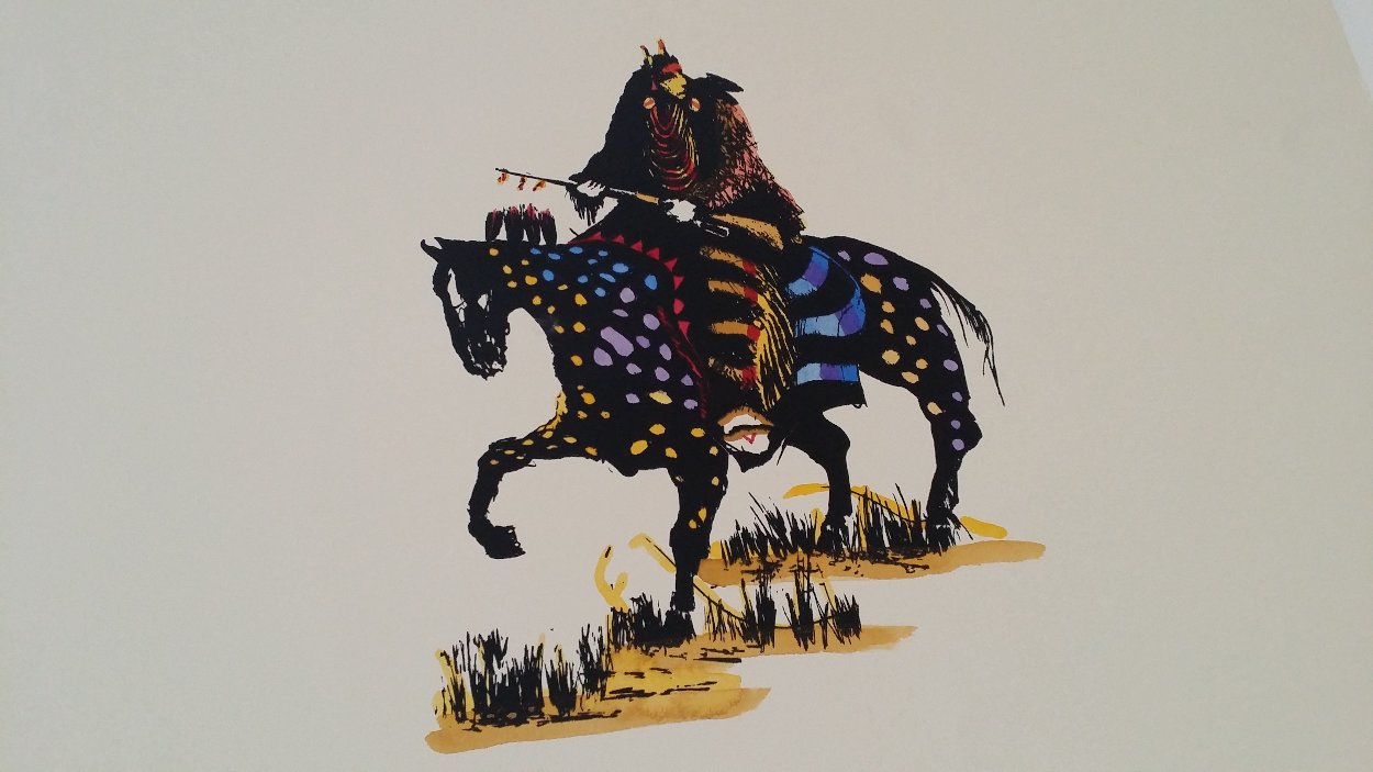 Stalking With Medicine That Speaks Like Thunder Limited Edition Print by Earl Biss Stalking With Medicine That Speaks Like Thunder Limited Edition Print by Earl Biss