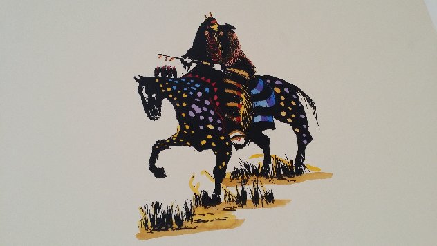 Stalking With Medicine That Speaks Like Thunder 1988 Limited Edition Print by Earl Biss
