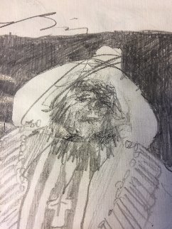 Soal Chief 1994 11x14 double sided Drawing - Earl Biss Soal Chief 1994 11x14 double sided Drawing - Earl Biss